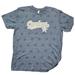 DALLAS COWBOYS SHORT SLEEVE Blue T-SHIRT MENS L - Code Five